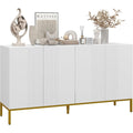 Enfilade gris clair 140 cm, de rangement malin