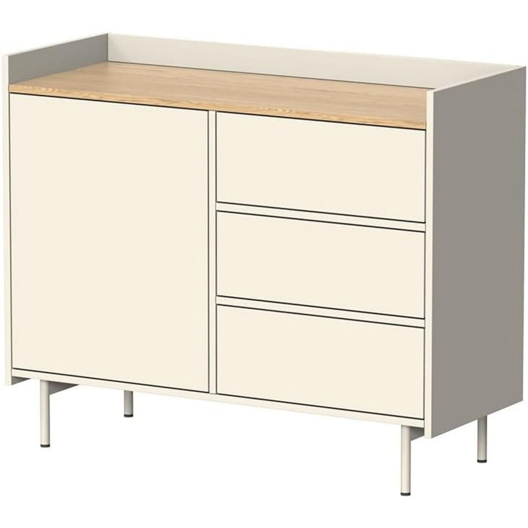 Commode gris clair design moderne
