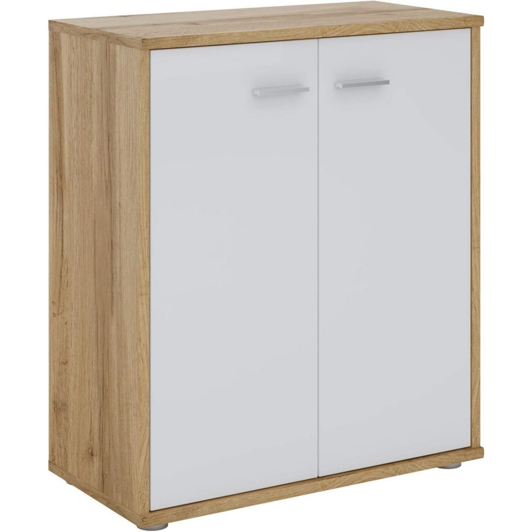 Chiffonnier gris clair 2 portes