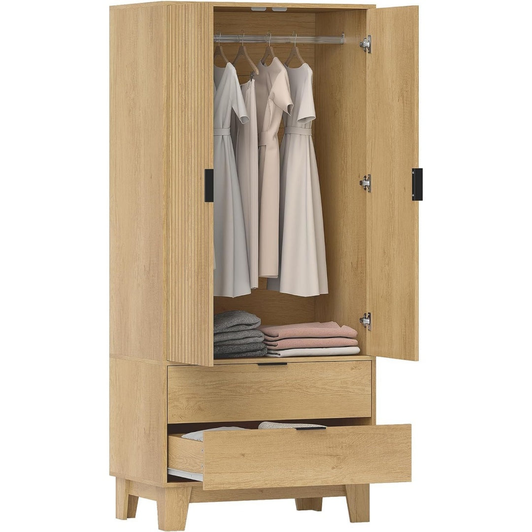 Belle armoire en MDF et metal