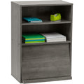 Jolie bibliotheque gris fonce
