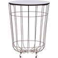 Table basse assemblage facile gris clair