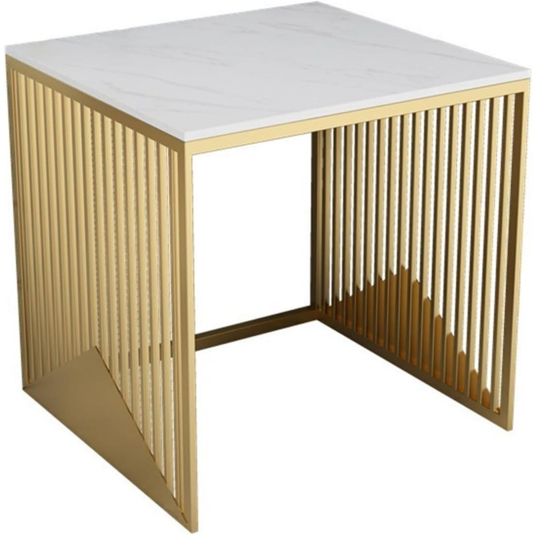 Meuble de rangement epure structure metallique marron