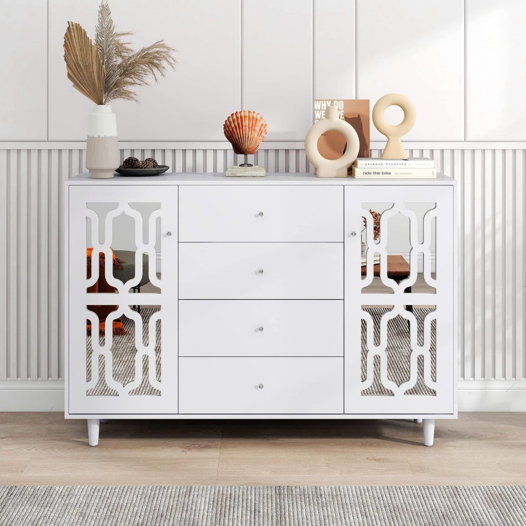 Joli buffet en bois massif et MDF