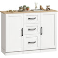 Buffet gris clair 110 cm, de style moderne