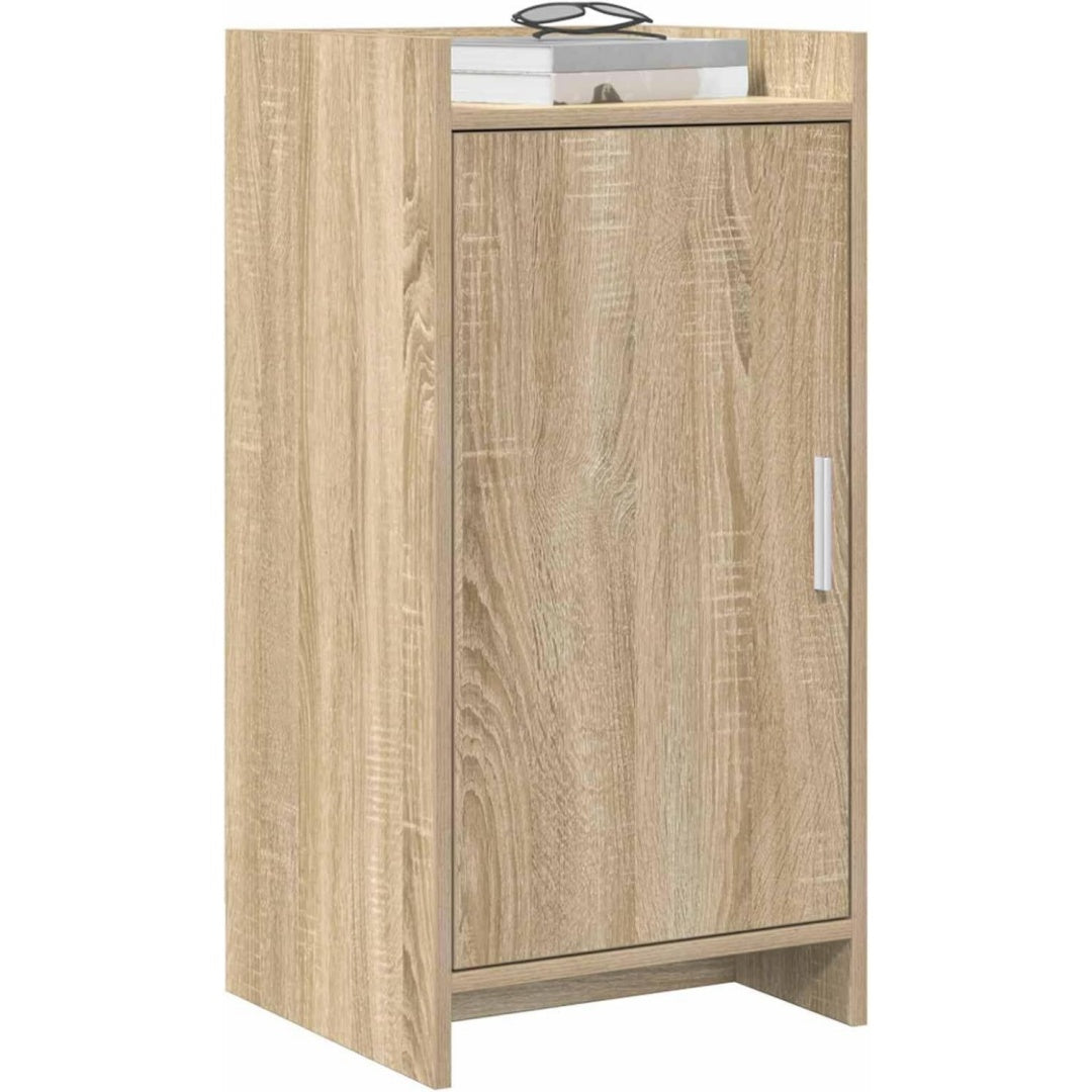 Allure contemporaine bahut en bois marron, 40 x 36 x 80 cm