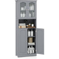 Colonne de rangement deco structure metallique gris pour le salon