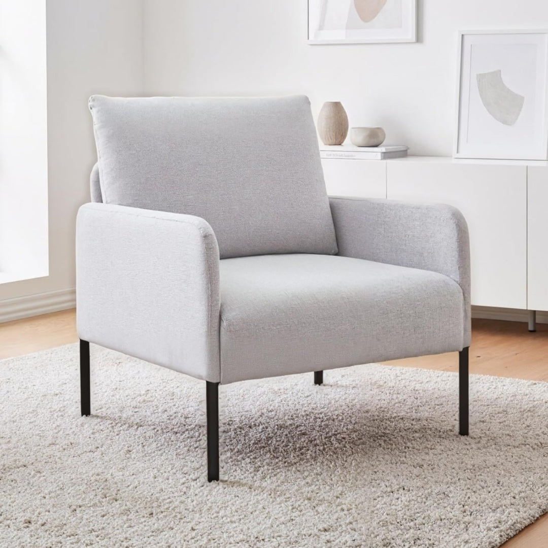 Canape gris clair style scandinave