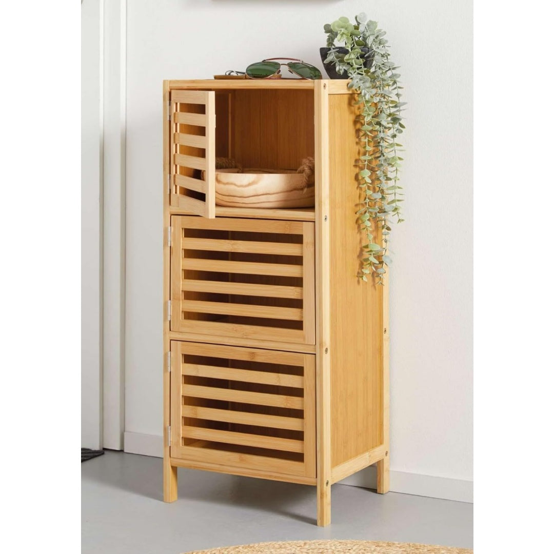 Commode 77 cm de haut gris clair
