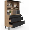 Buffet contemporain 4 tiroirs en bois