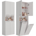 Colonne de rangement epuree 2 portes structure metallique