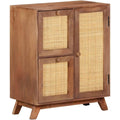 Buffet marron en bois massif
