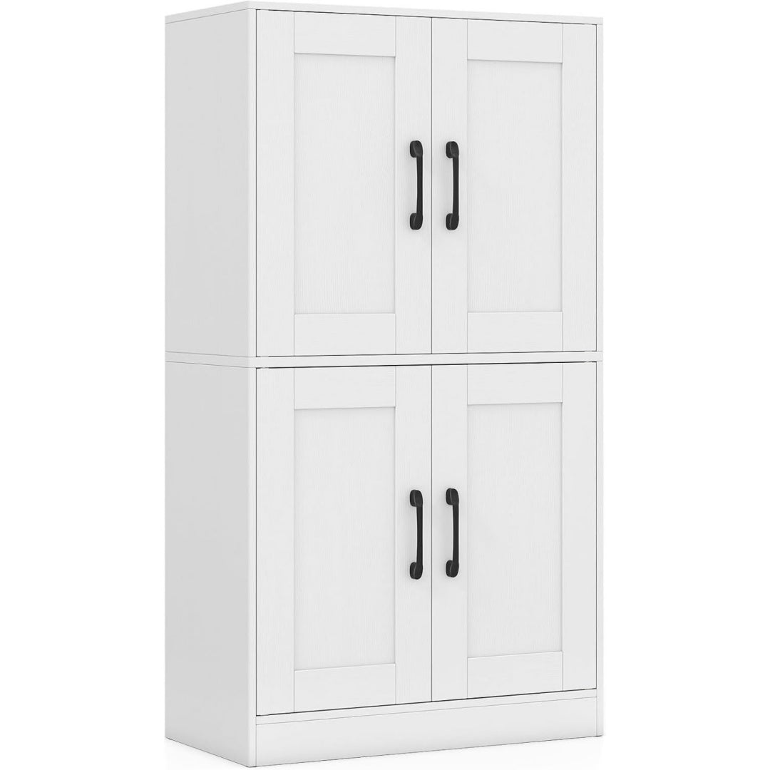 Meuble bas gris clair bois ingenierie 60 cm, rangement finition rustique
