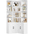 Discret bibliotheque gris clair 80 x 80 x 187 cm