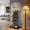 Vitrine marron 186.5 x 34.5 x 78.5 cm